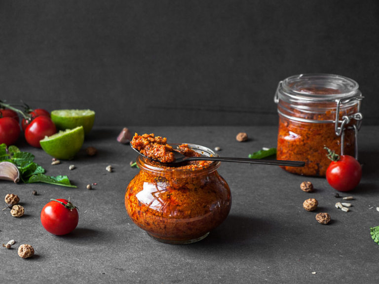 Tomaten-Minz Pesto | Freiknuspern