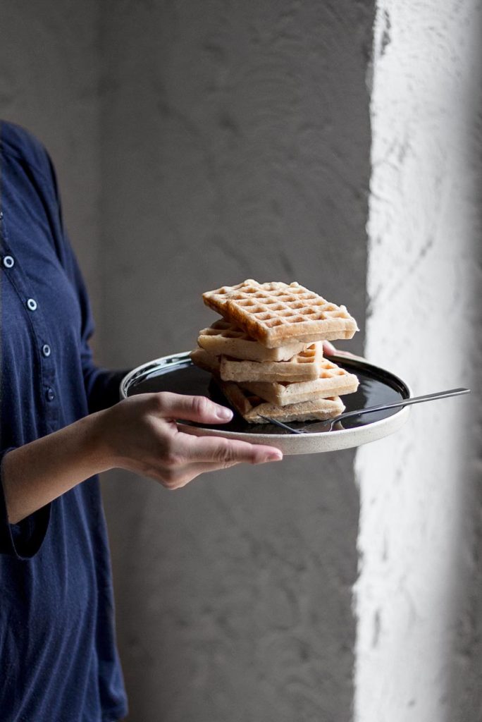 Gesunde Hirse-Waffeln (glutenfrei und vegan) | Freiknuspern