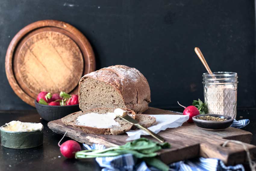 Saftiges Glutenfreies Brot Ohne Hefe Vegan Freiknuspern