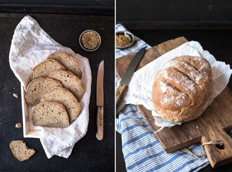Saftiges glutenfreies Brot ohne Hefe (vegan) | Freiknuspern