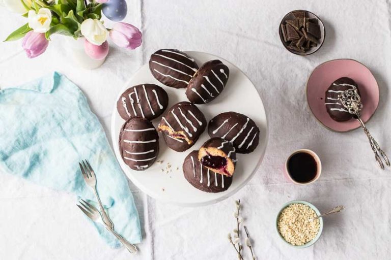 Glutenfreie &amp; vegane Biskuiteier | Freiknuspern
