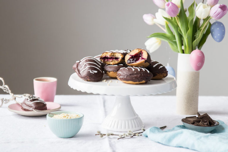 Glutenfreie &amp; vegane Biskuiteier | Freiknuspern