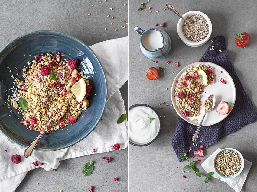 Glutenfreies Knusper-Beeren Müsli ohne Hafer | Freiknuspern