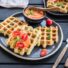 Fluffige Gemüsewaffeln (glutenfrei & vegan)